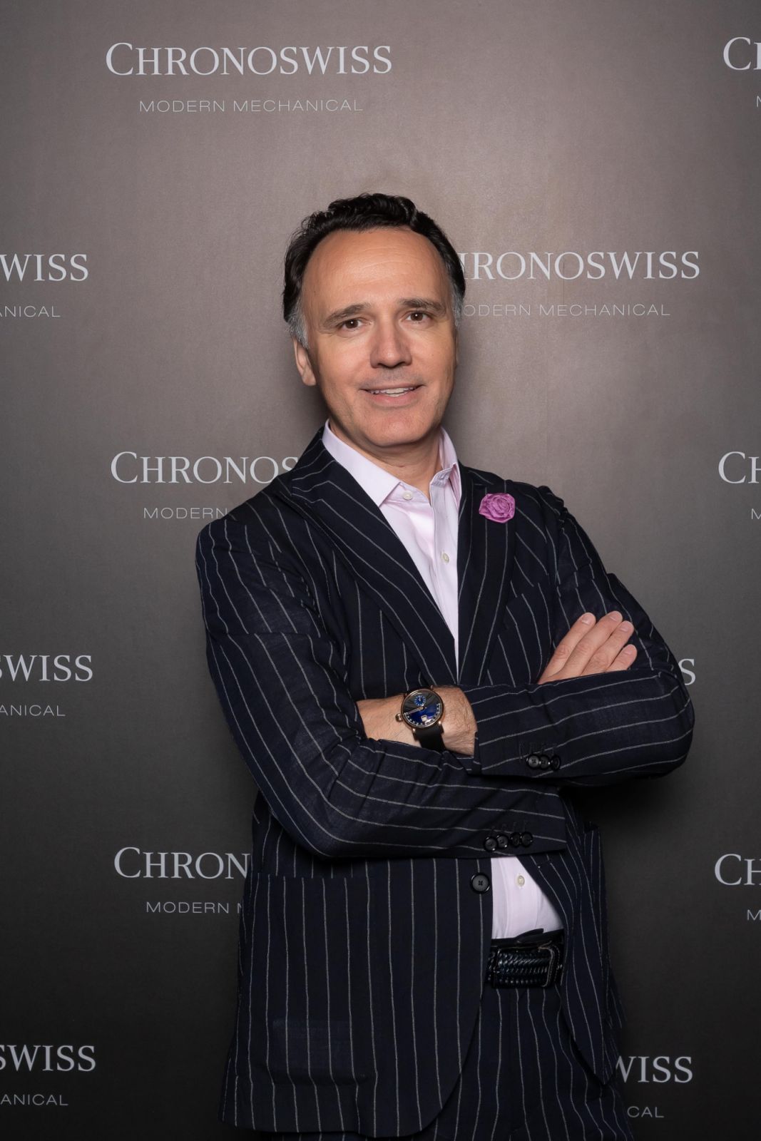 Chronoswiss總裁Oliver Ebstein特別來台參與重新在台上市的發表會。（Photo: Chronoswiss）