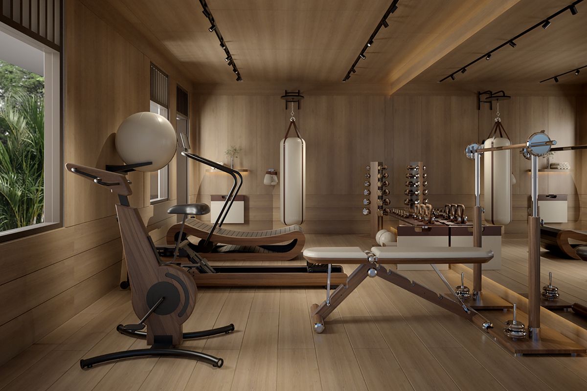 Indulge in your own private wellness and fitness spaces with the Cycling Bears equipment (Photo: Cycling Bears)