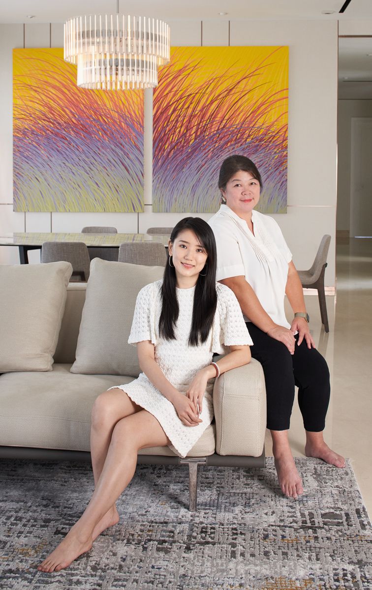 Senior designer Yann Guo and founder Shermaine Ong of Mosh Interior led the design of this beautiful family home