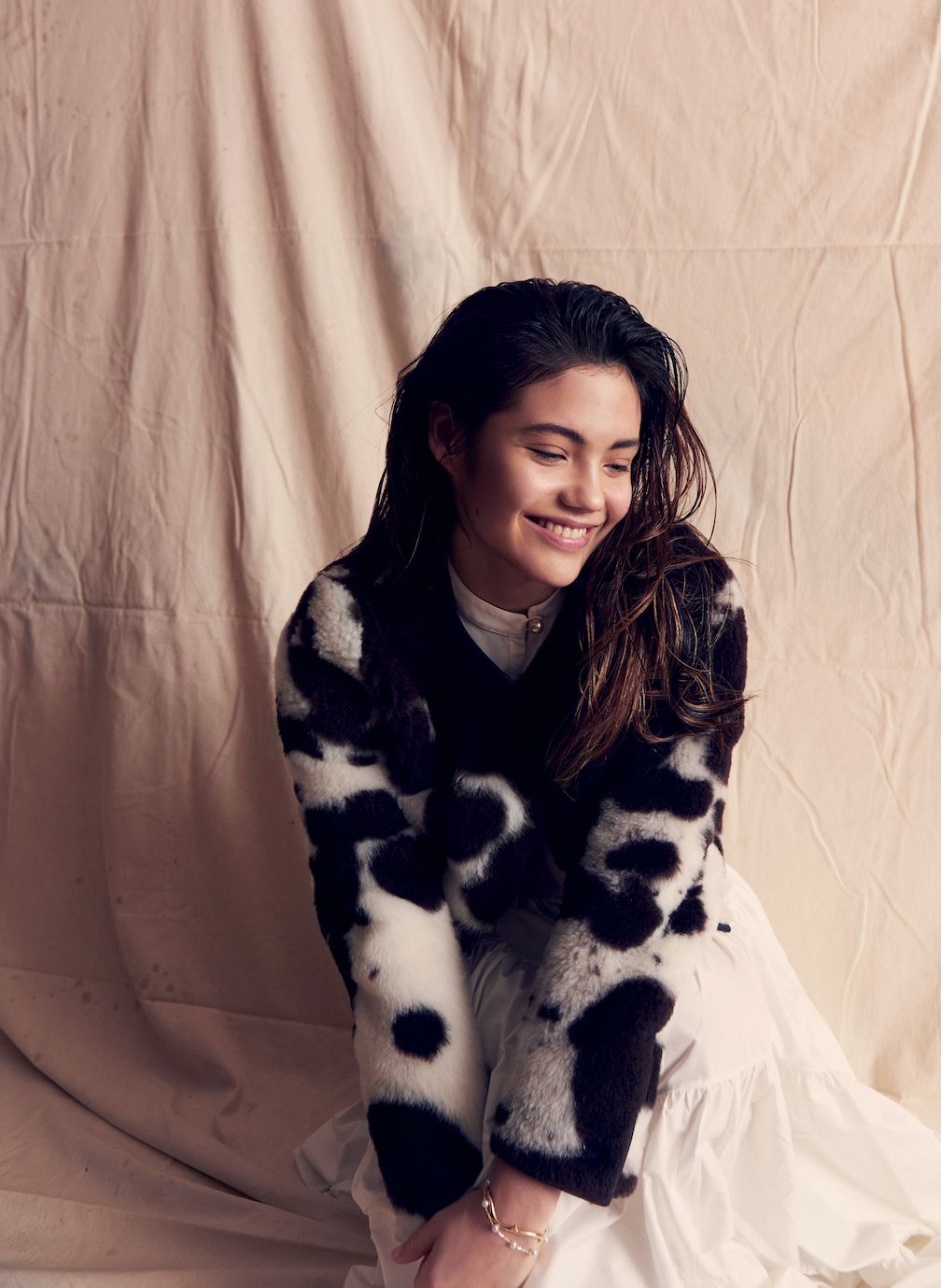 Emma Raducanu wears Dior (Photo: Olivia Tsang)