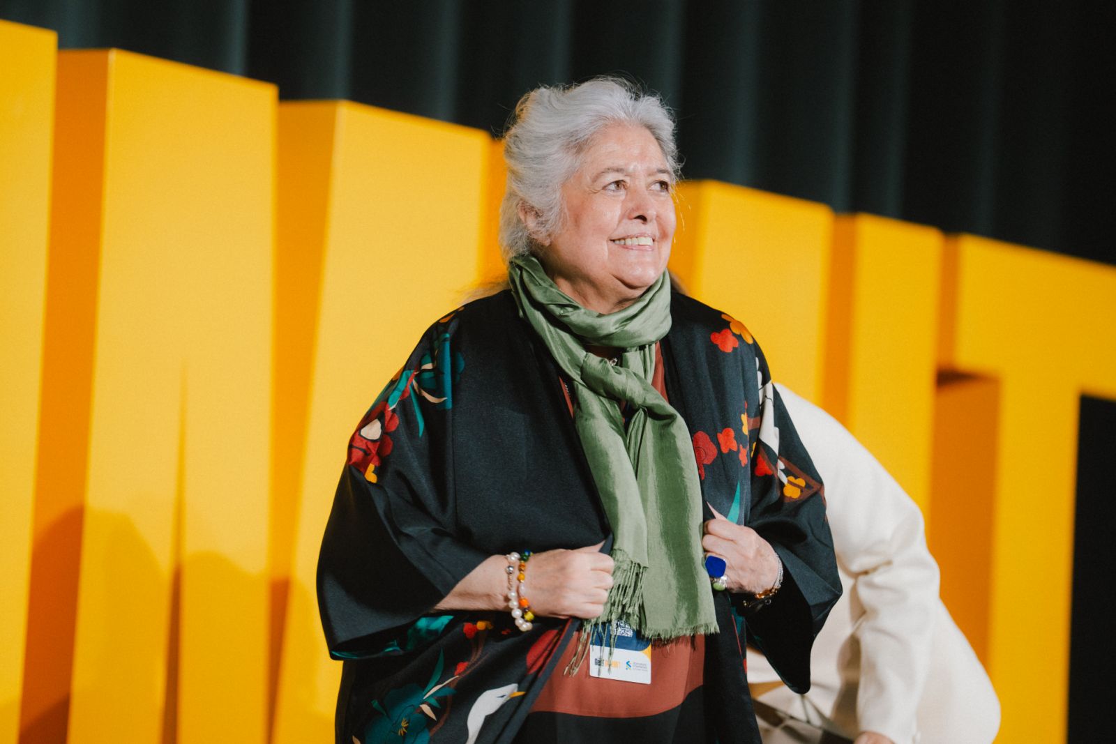 Afghan journalist and women's right activist Mahbouba Seraj at the Tatler Gen.T Summit 2023 (Photo: Billy Chan)