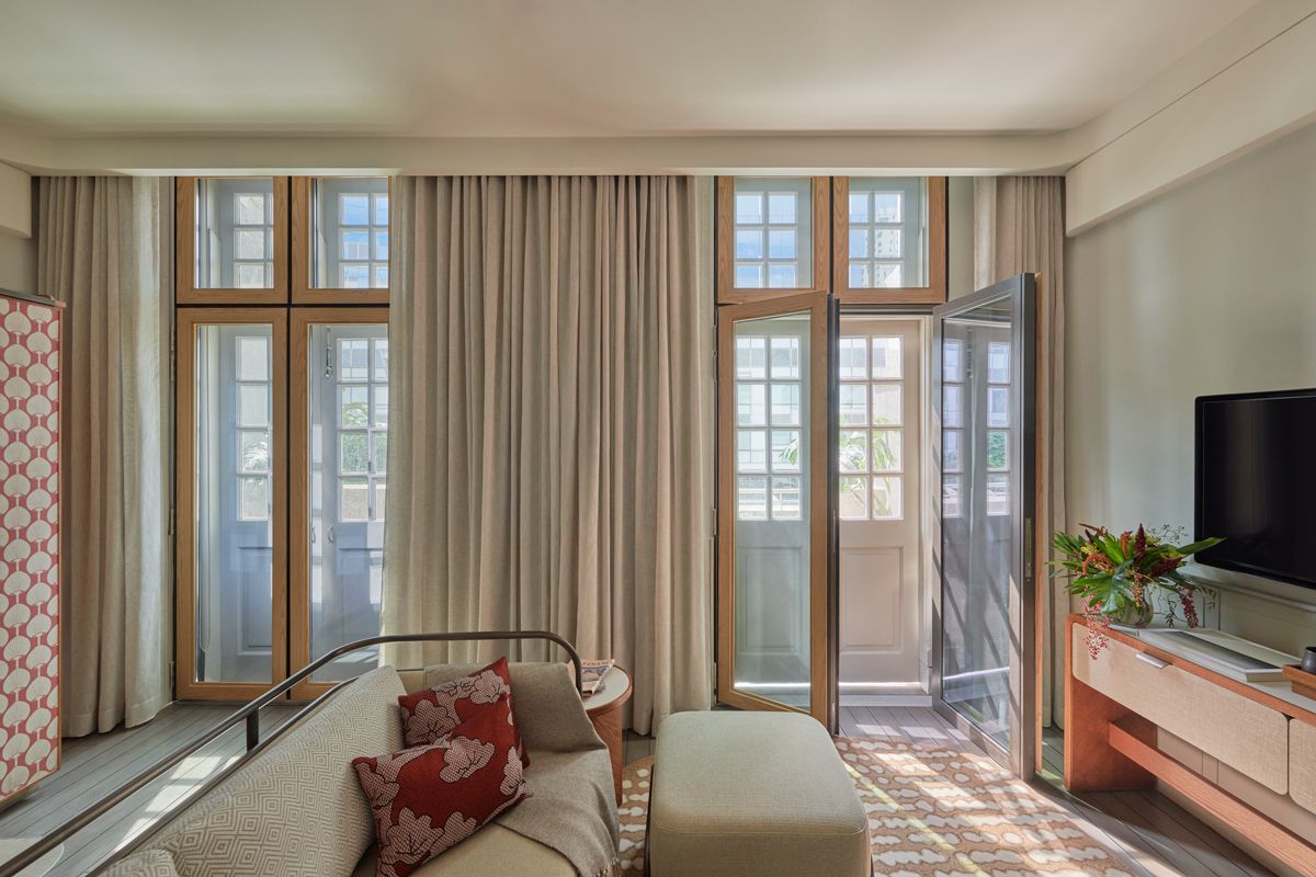 The interior of the Balcony suite
