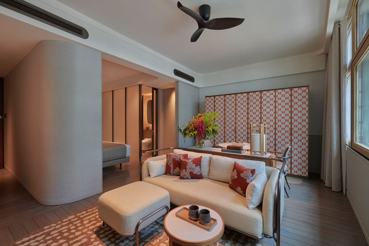 The interior of the Heritage Suite