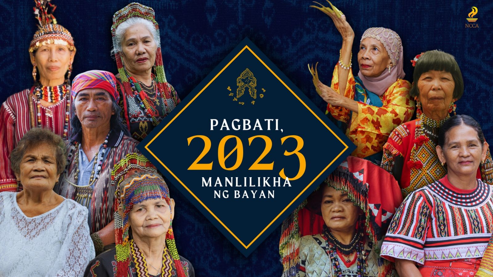 The new cultural masters Adelita Romualdo Bagcal, Abina Tawide Coguit, Sakinur-ain Mugong Delasas, and Bundos Bansil Fara (Photo: NCCA)