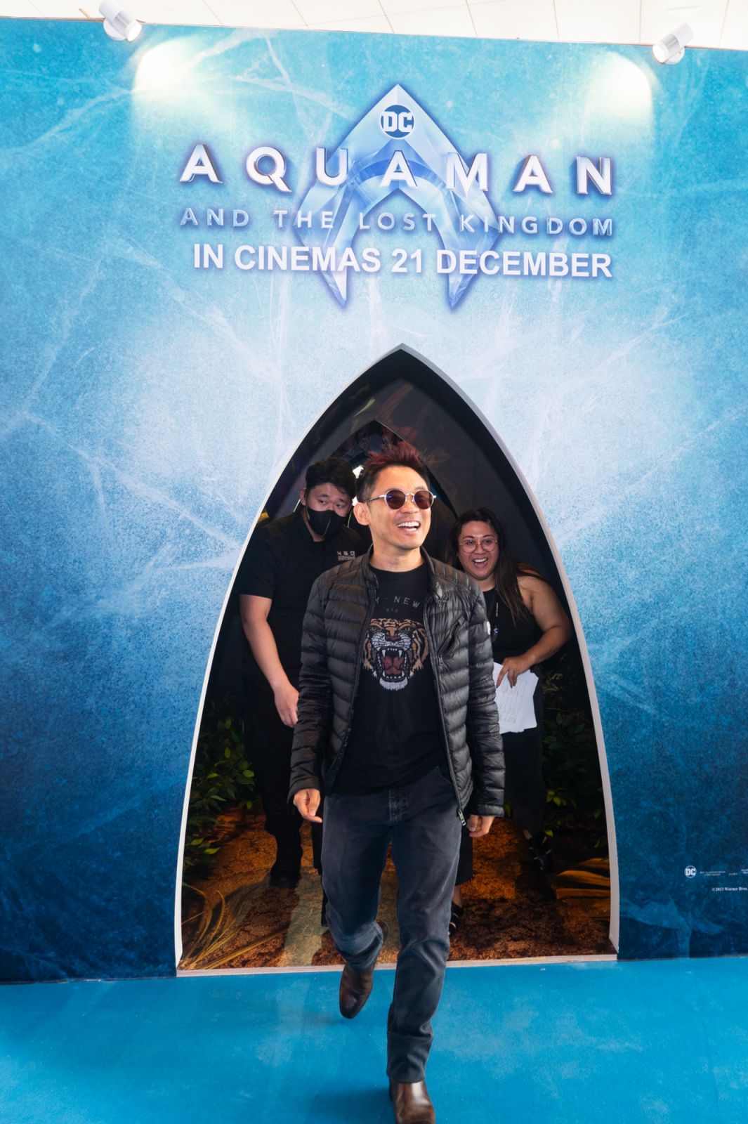 James Wan at the ‘Aquaman and the Lost Kingdom’ press tour in Kuala Lumpur, Malaysia