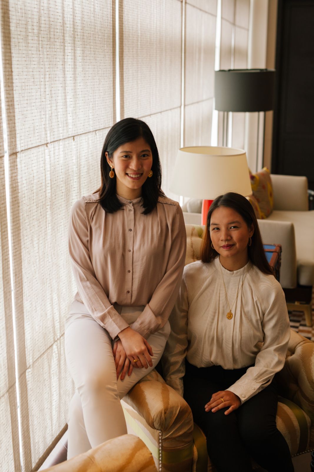 Danielle Tan and Christine Tiu (Photo: Ralph Mendoza)