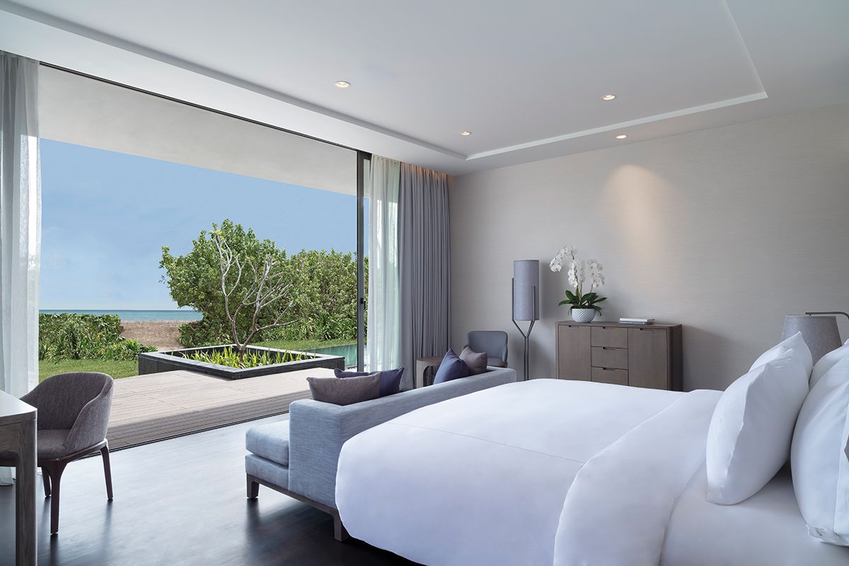 A room at the Desaru Coast Resort offering soothing sea views