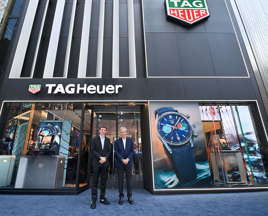 泰格豪雅在2023榜單上面排名第25。(Photo by Roy Rochlin/Getty Images TAG Heuer)