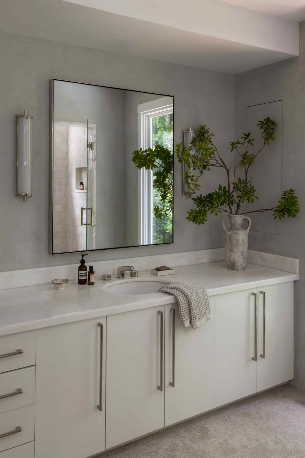 Earthy planters peppered strategically throughout the home