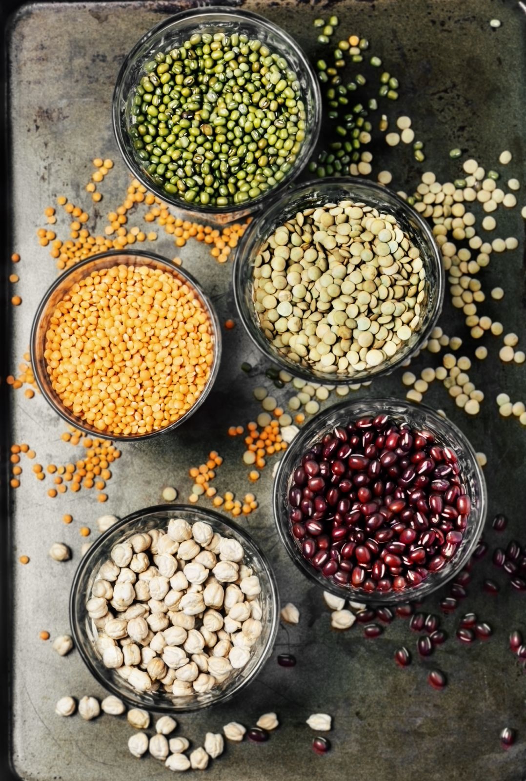 A variety of lentils and legumes. (Photo: Getty Images)