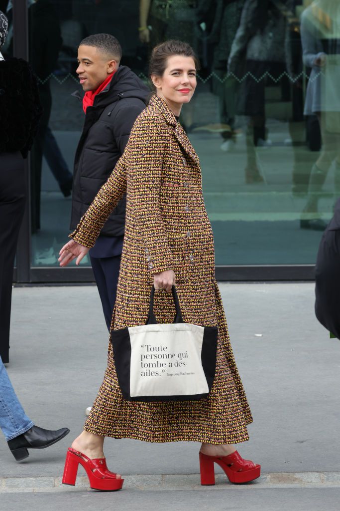 PARIS, FRANCE - MARCH 07: Charlotte Casiraghi attends the Chanel Womenswear Fall Winter 2023-2024 show as part of Paris Fashion Week on March 07, 2023 in Paris, France. (Photo by Pierre Suu/Getty Images)