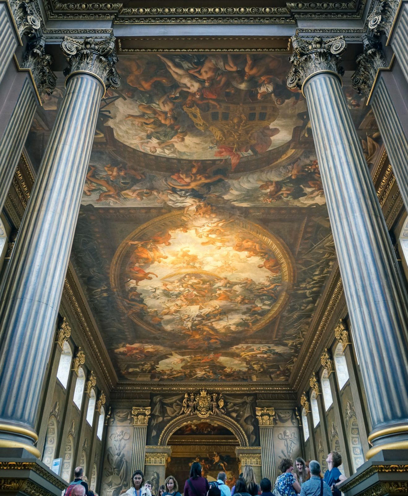 The Painted Hall at the Old Royal Naval College in London, England (Photo: Depthcharge101/WikiCommons)