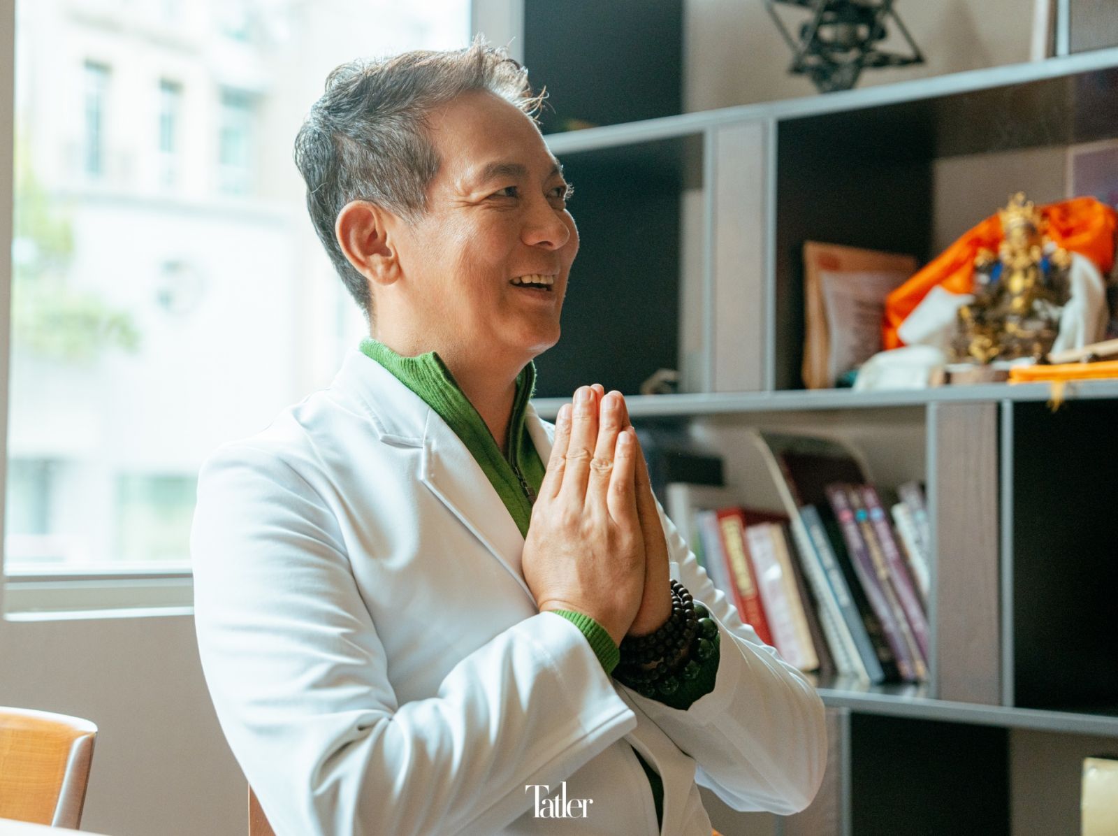 洛桑加參醫生以藏醫的觀點,強調「不生氣」的重要性,認為生氣的情緒對於身心靈會帶來諸多負面影響,而控制好情緒是健康生活的重要關鍵。(Photo: Renan Chung)
