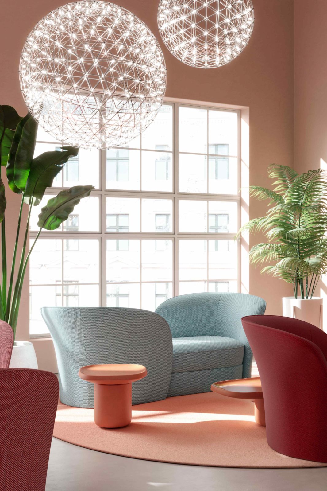 Aldora Vis A Vis dual-sided sofa by Cristina Celestino (Photo: Moooi)