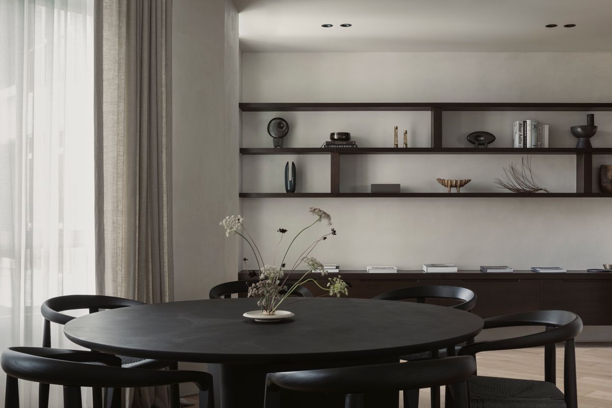 The dining room