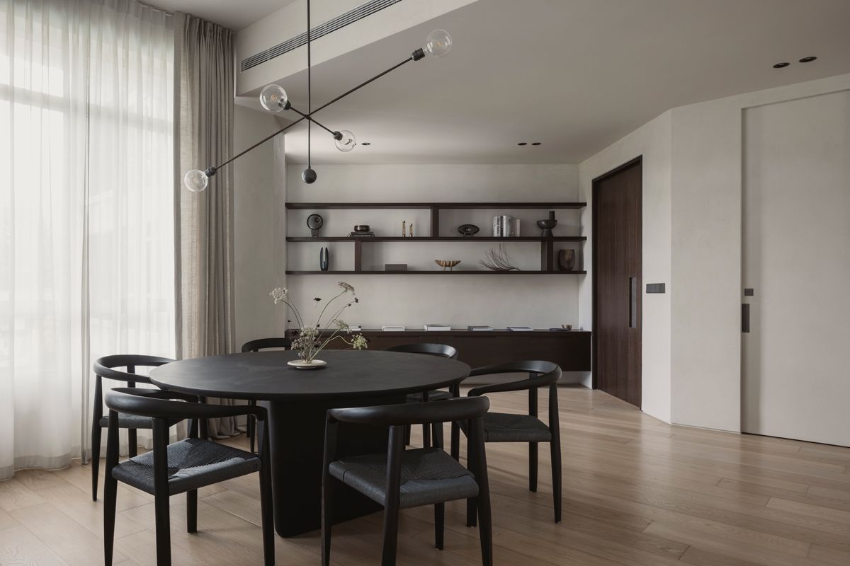 The dining room