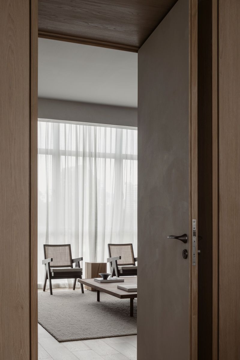 A glimpse of the living room