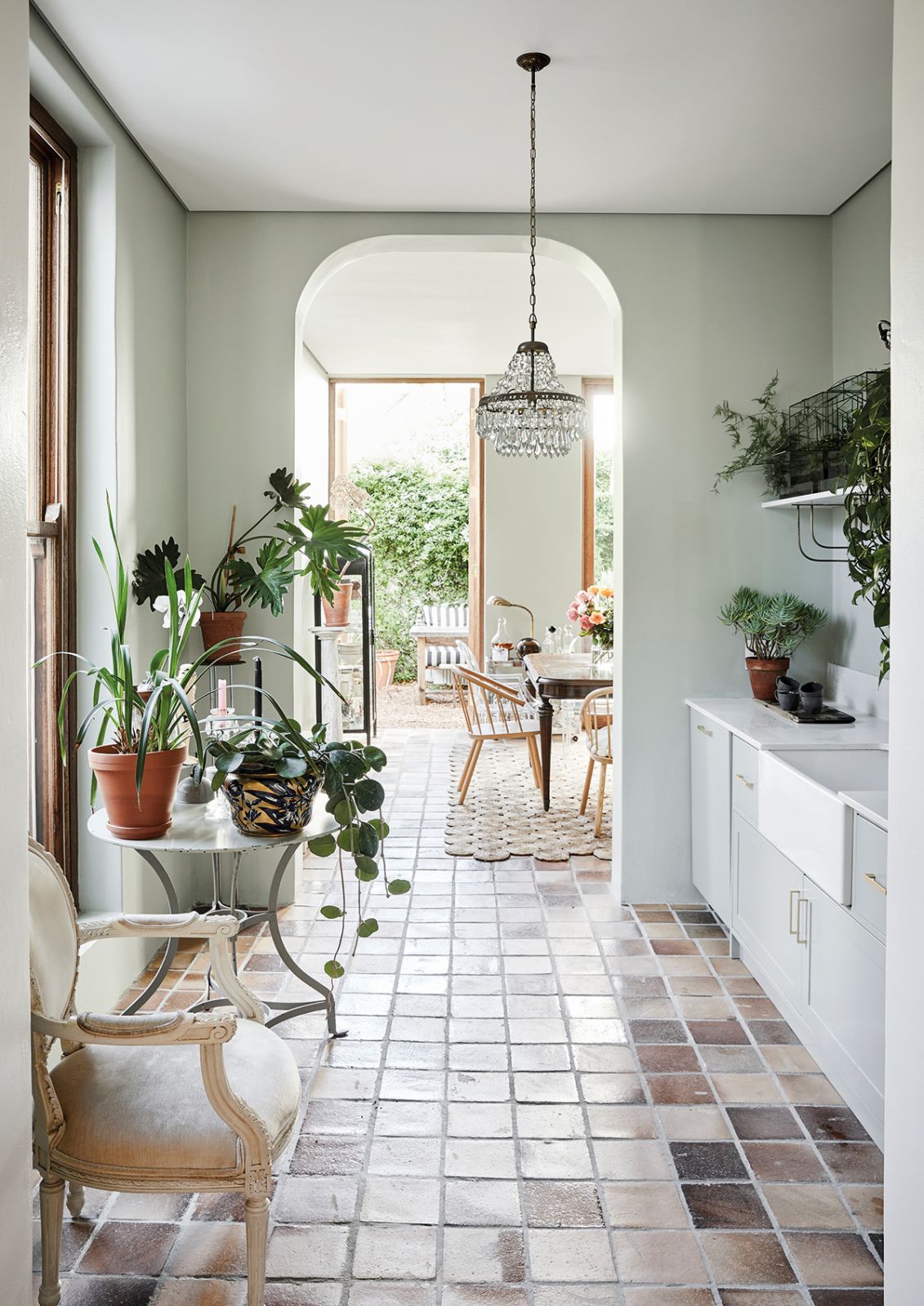 Terracotta tiles honour this home's heritage