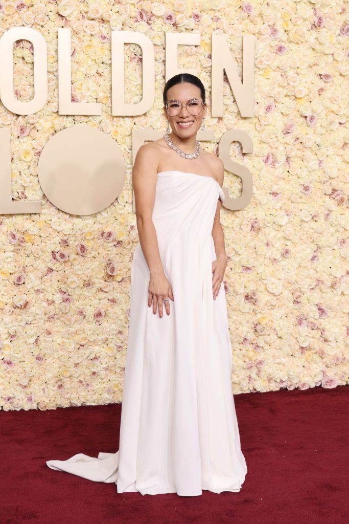 BEVERLY HILLS, CALIFORNIA - JANUARY 07: Ali Wong attends the 81st Annual Golden Globe Awards at The Beverly Hilton on January 07, 2024 in Beverly Hills, California. (Photo by Amy Sussman/Getty Images)