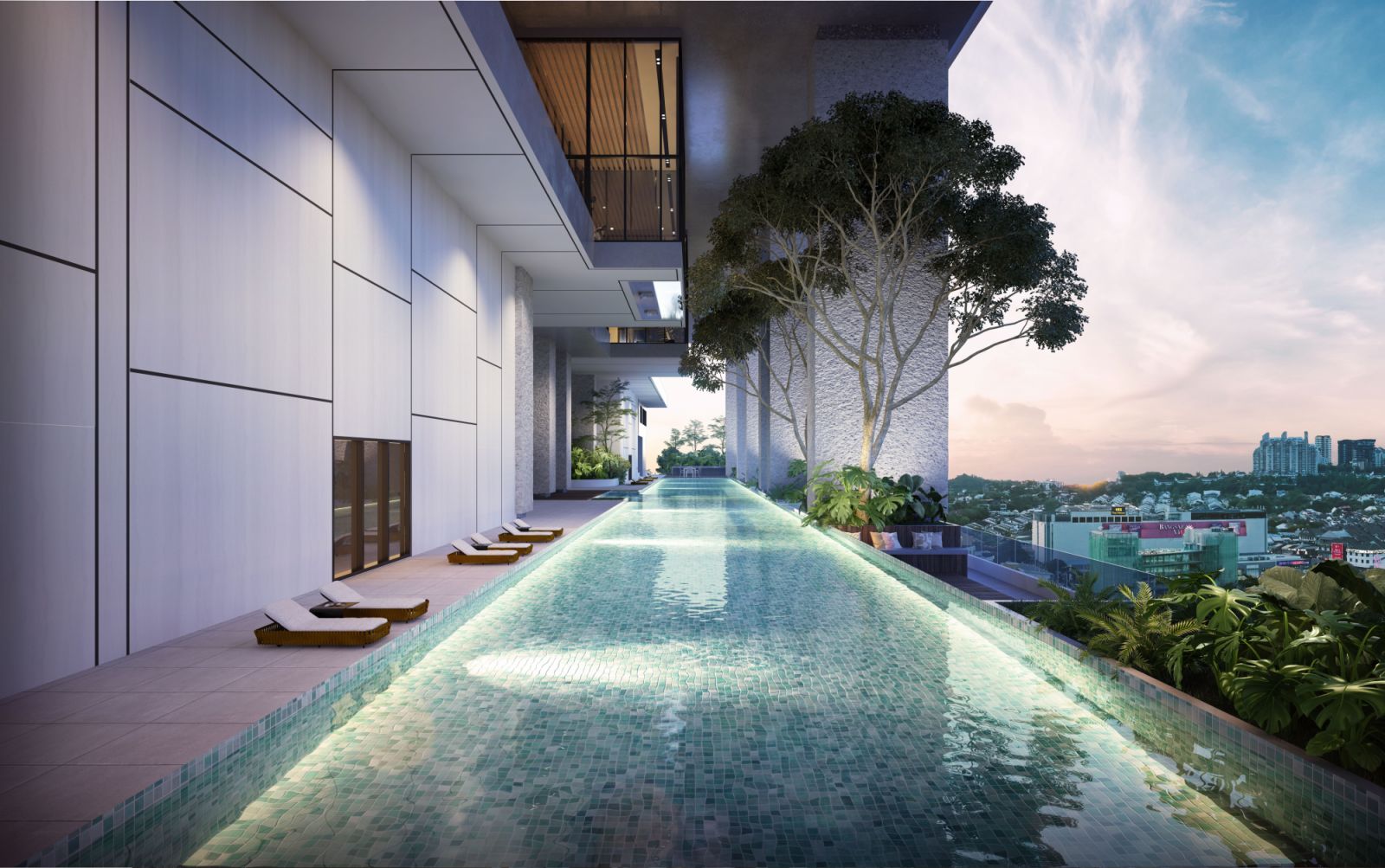 Infinity pool and an enviable view