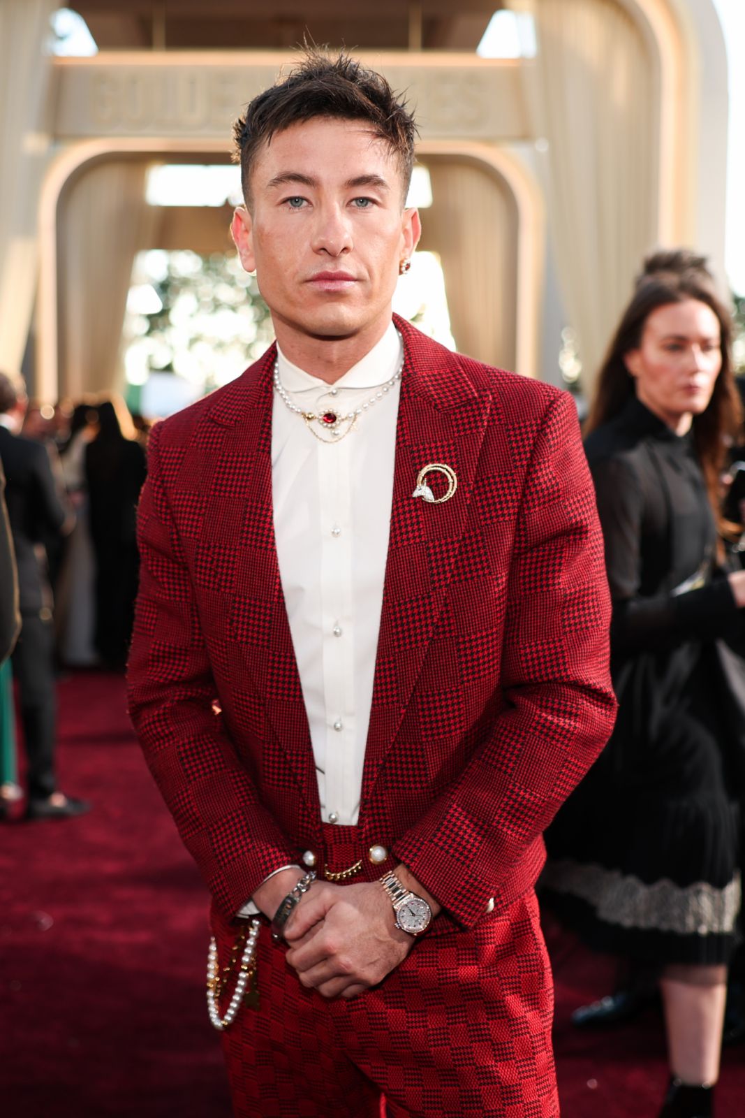 Barry Keoghan at the 81st Golden Globe Awards held at the Beverly Hilton Hotel on January 7, 2024 in Beverly Hills, California. (Photo by Christopher Polk/Golden Globes 2024/Golden Globes 2024 via Getty Images)