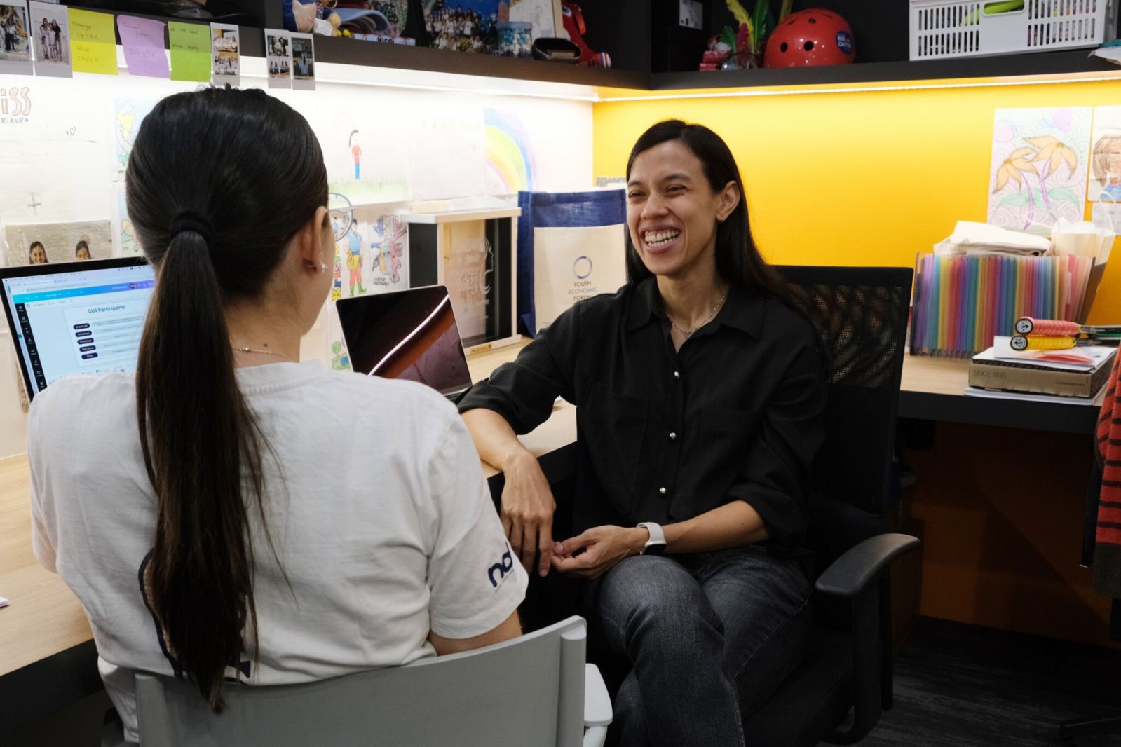 David founded the Nicol David Organisation with former professional Columbian squash player, Mariana de Reyes (Photo: Chong Jinn Xiung)
