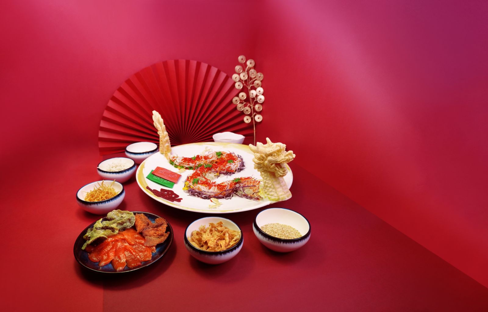 One of Yen's yee sang varieties. (Photo: W Hotel KL)