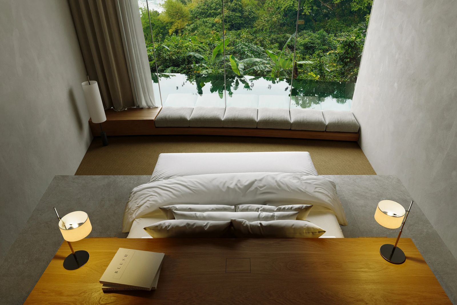Unobstructed view from the master bedroom (Photo: Instagram/@notahotel_official)