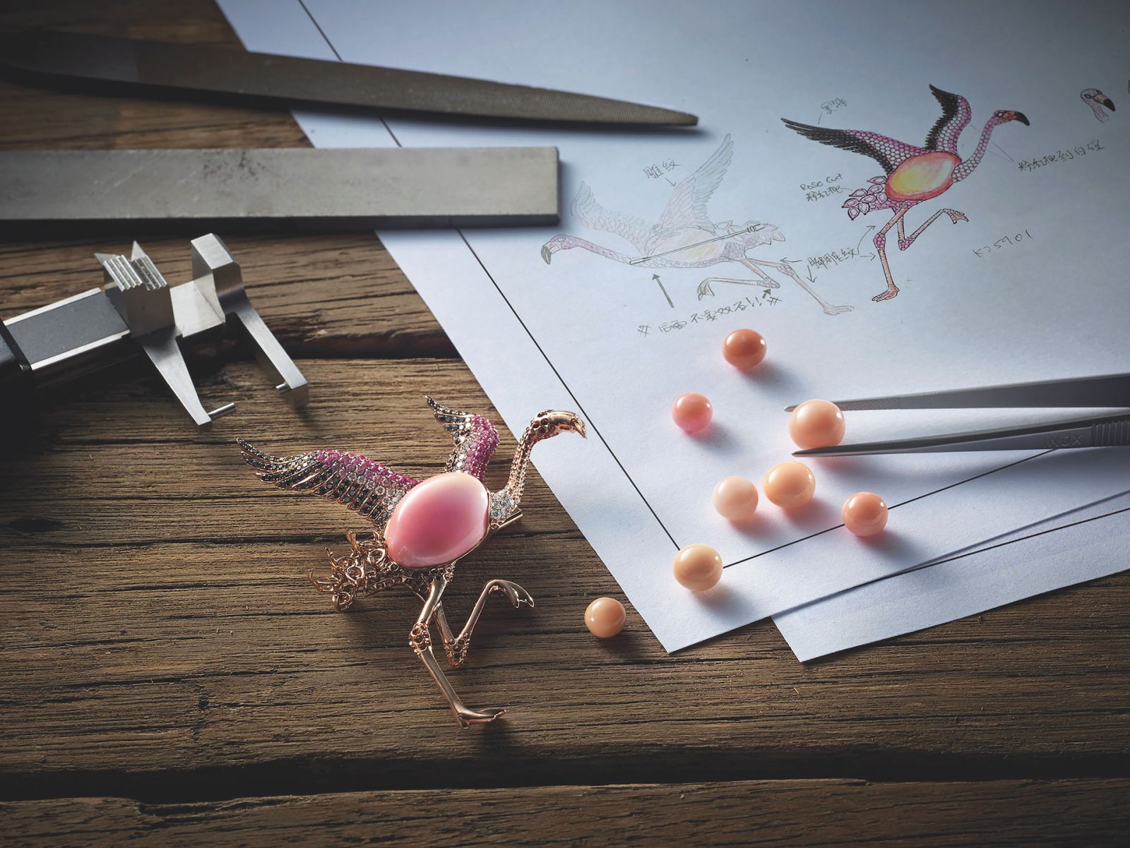 DeGem reintroduces the pink conch pearl, a rare beauty in jewellery