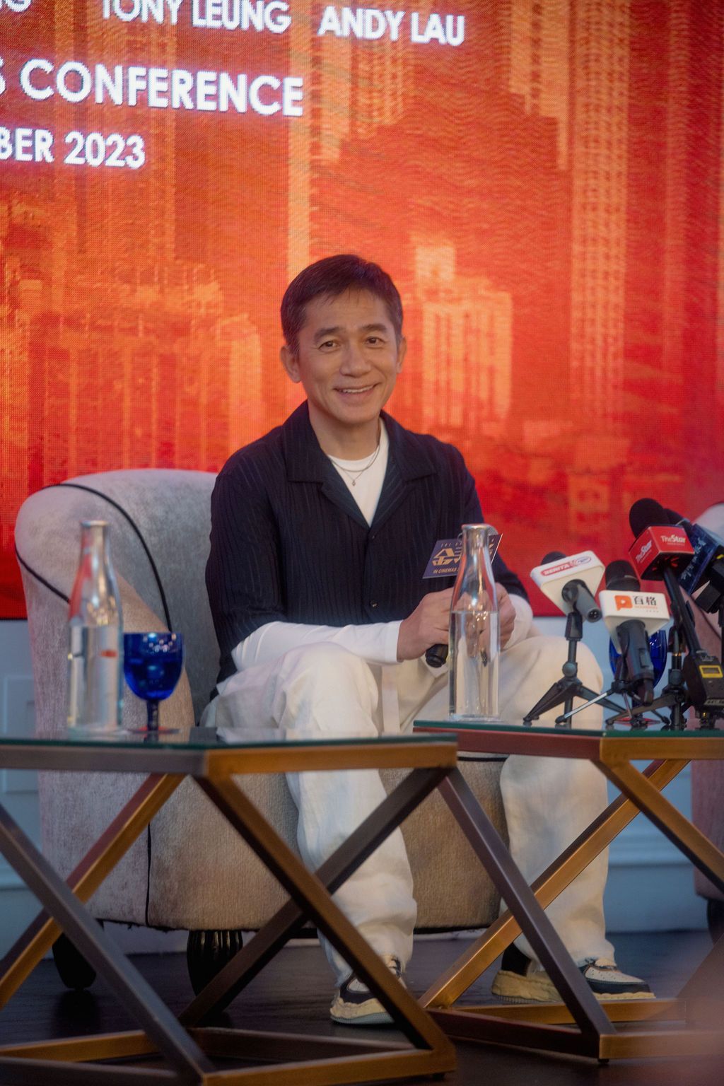 Tony Leung at the The Goldfinger press conference