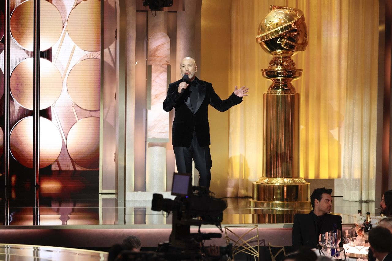 Jo Koy speaks onstage at the 81st Golden Globe Awards held at the Beverly Hilton Hotel on January 7, 2024 in Beverly Hills, California. (Photo by Rich Polk/Golden Globes 2024/Golden Globes 2024 via Getty Images)