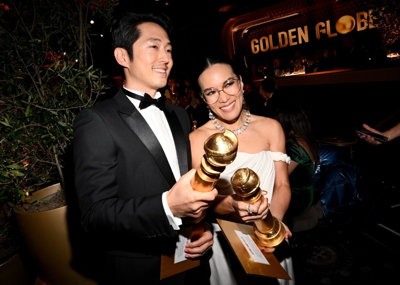 Steven Yeun and Ali Wong