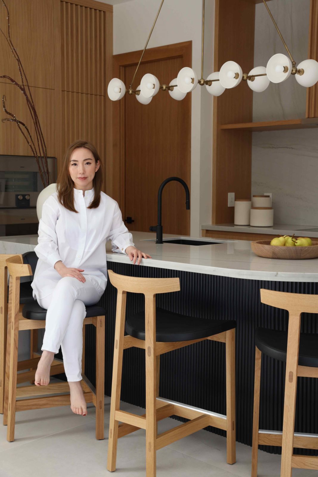 Sha Wang, Principal of Space 9 Interior Design, in her favourite space