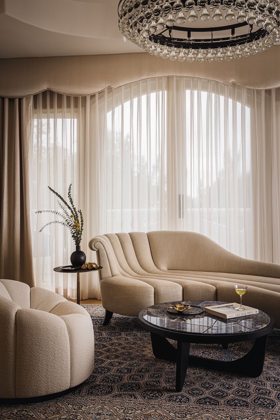 This chaise longue is a bespoke design that was made in Portugal