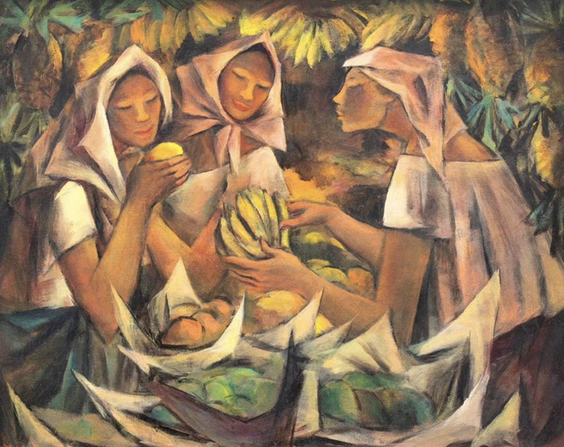 ‘Fruit Market’ by Anita Magsaysay-Ho (Photo: León Gallery / Facebook page)