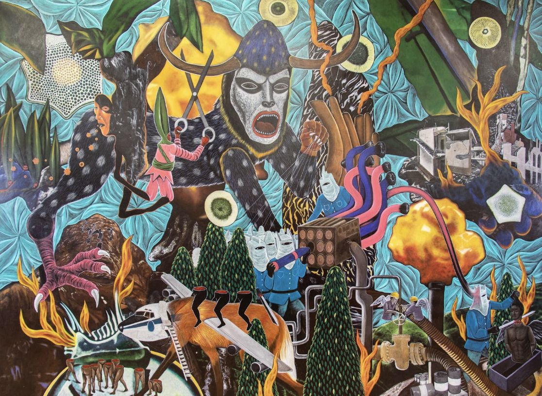 ‘Repatriated Bodies’ by Rodel Tapaya (Photo: Salcedo Auctions)