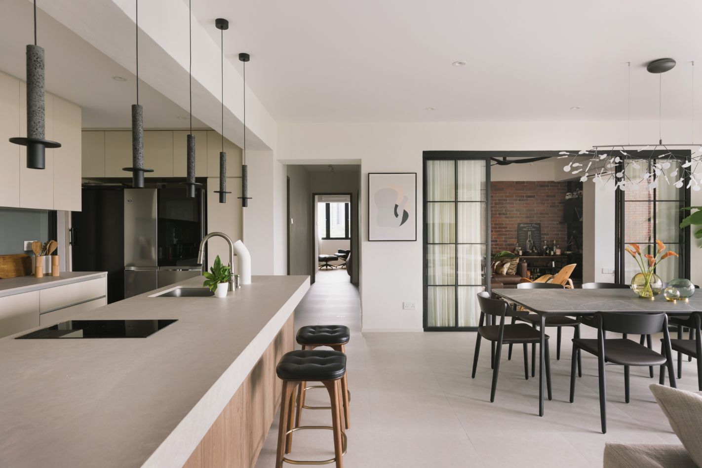 A view of the spacious open-plan living, kitchen and dining room (Photos: Pi Architects and Finbarr Fallon)