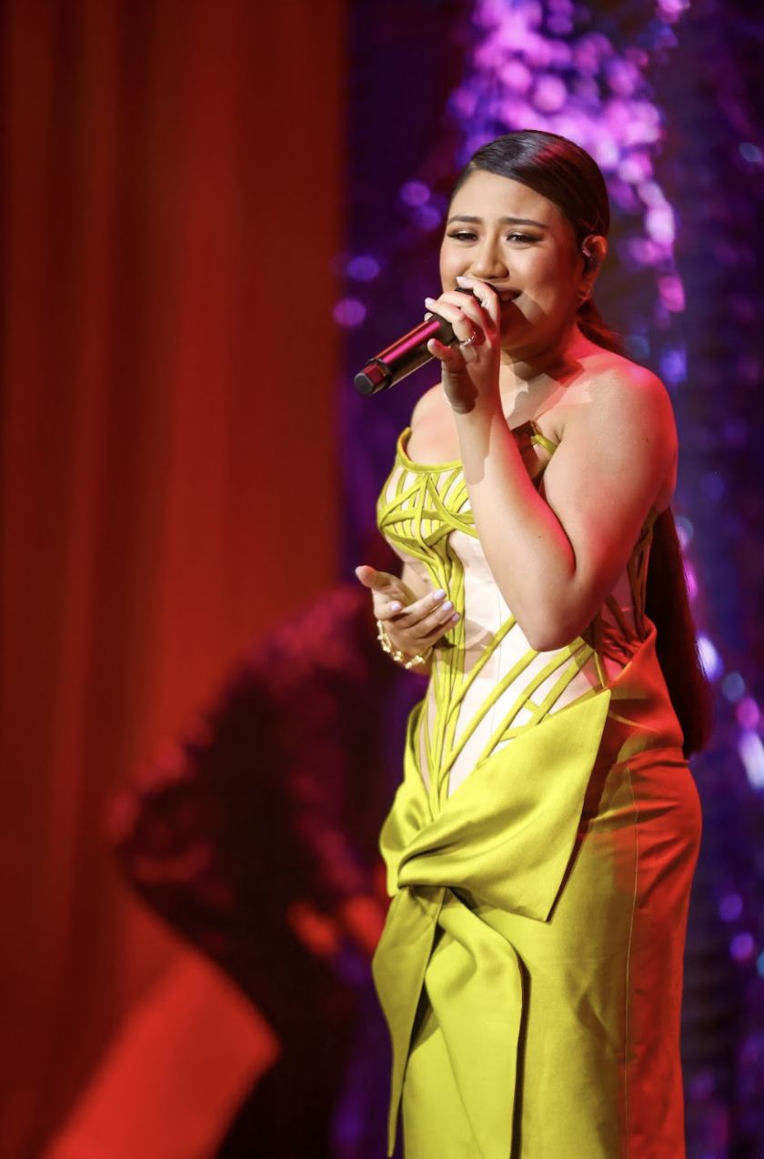 Morissette Amon serenades guests
