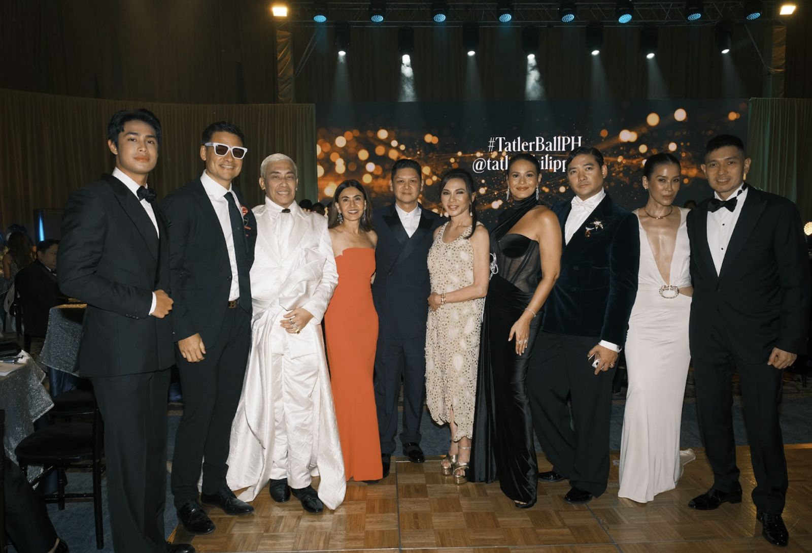 Donny Pangilinan, Ben Wintle, Jojie Dingcong, Ling Ling King, Anton San Diego, Dr Vicki Belo, Iza Calzado-Wintle, Tim Yap, Kathy and Michael Huang;