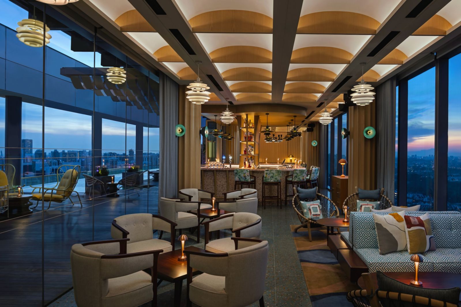 Indoor Las Palmas Rooftop Bar Cocktail Rooftop Bar Singapore
