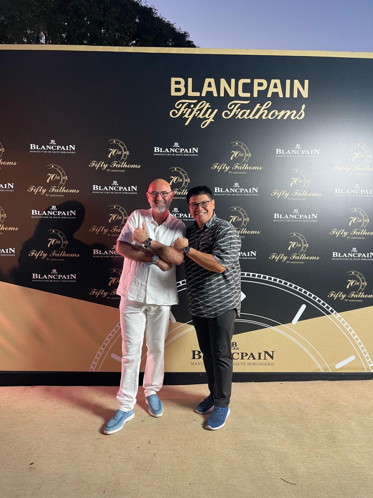 Lim Ee Chiat with Marc A. Hayek