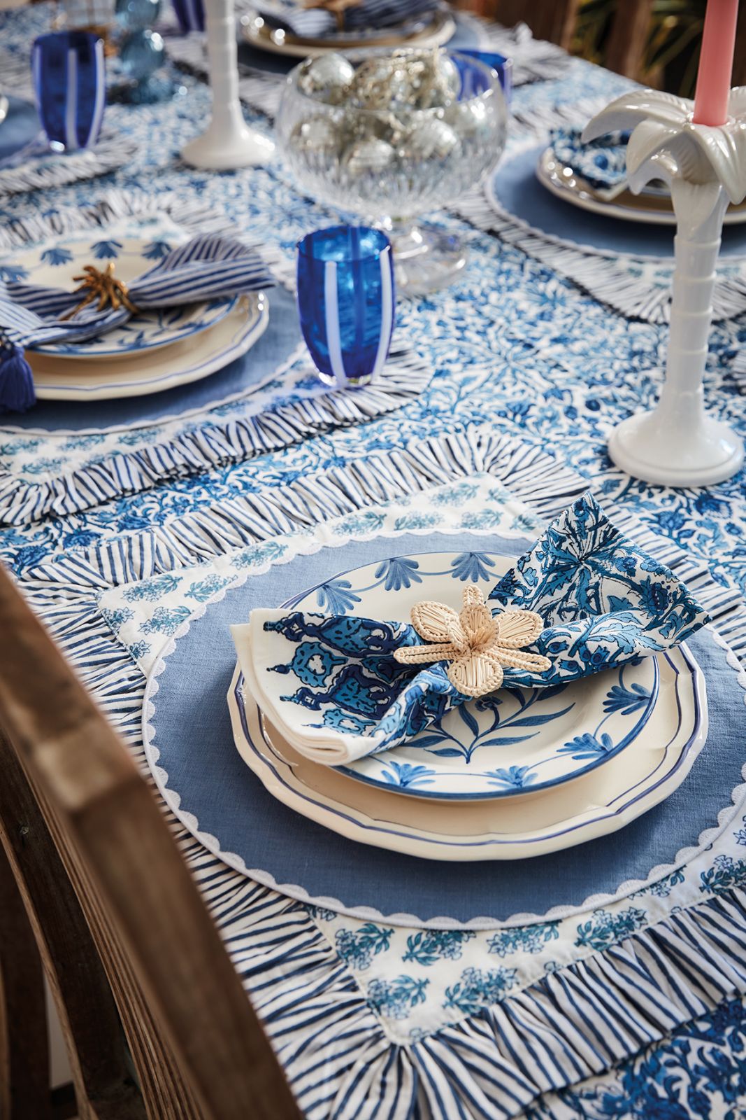 Victoria enjoys putting together beautiful table settings for the family’s frequent gatherings with their friends and loved ones