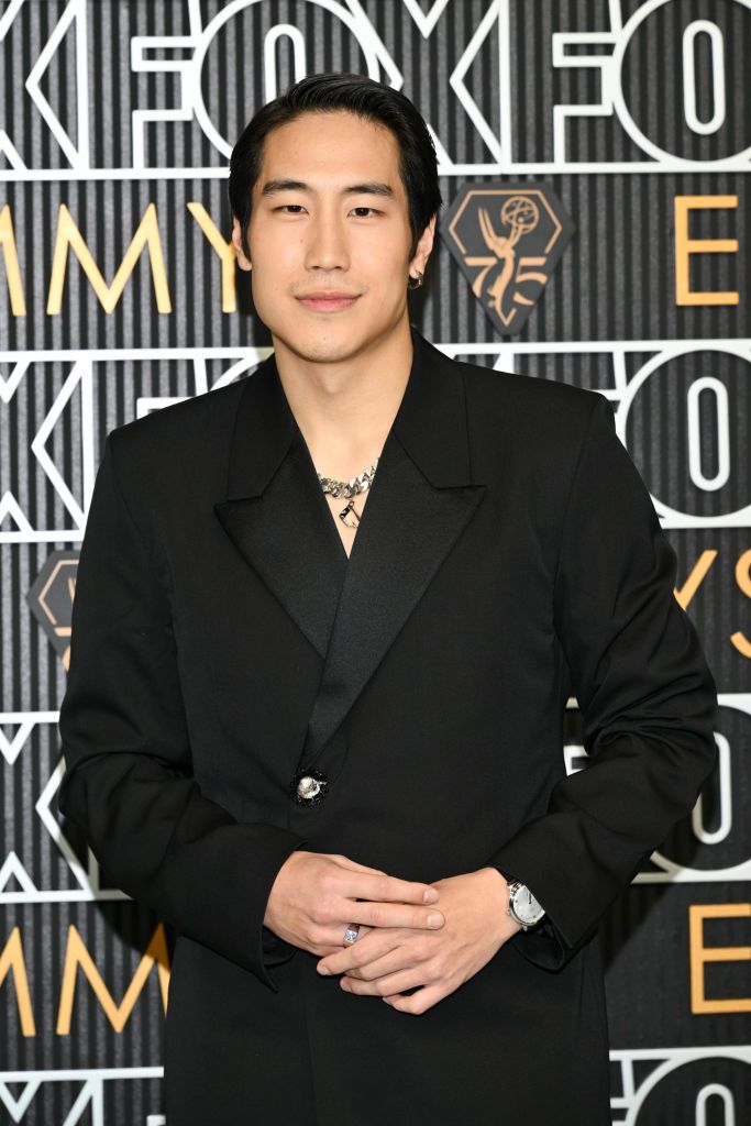 Young Mazino at the 75th Primetime Emmy Awards held at the Peacock Theater on January 15, 2024 in Los Angeles, California. (Photo by Michael Buckner/Variety via Getty Images)