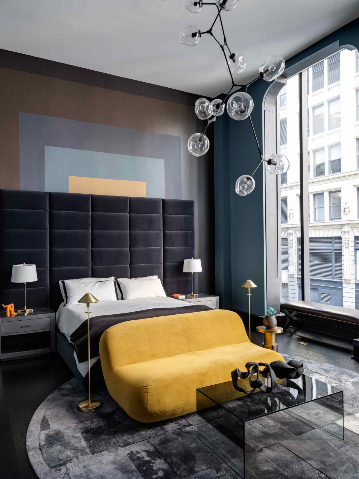 The master suite is a plush oasis