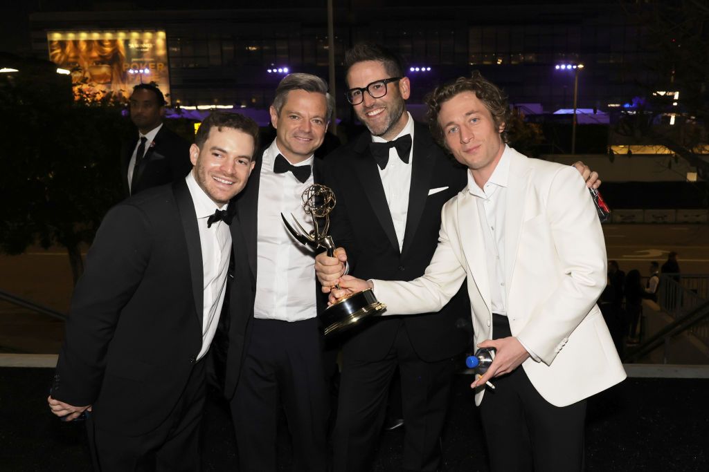 LOS ANGELES, CALIFORNIA - JANUARY 15: Jeremy Allen White, winner of the Outstanding Lead Actor in a Comedy Series award for âThe Bear,â attends the Governor's Gala for the 75th Primetime Emmy Awards at Los Angeles Convention Center on January 15, 2024 in Los Angeles, California. (Photo by Kevin Winter/Getty Images)