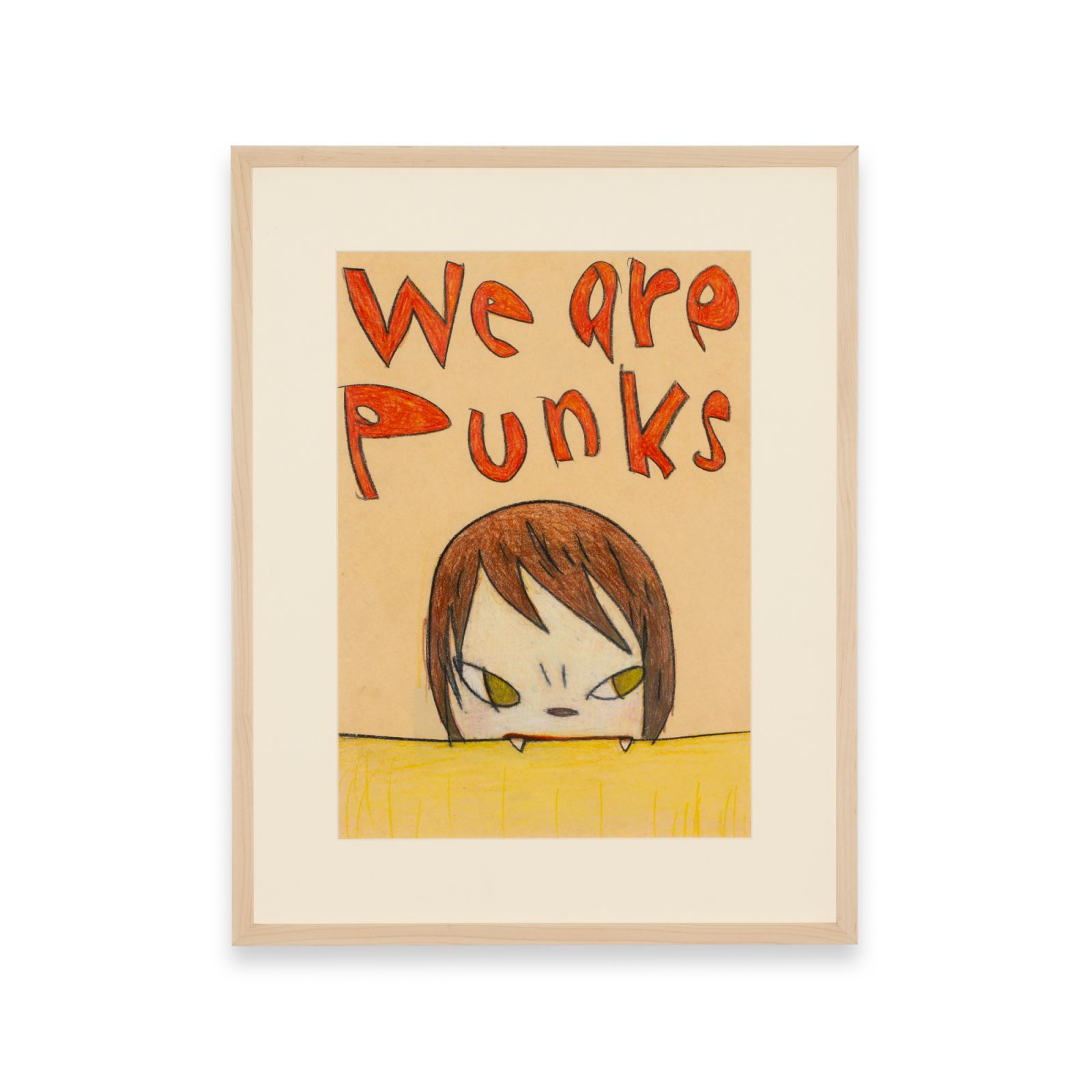 Nara's "We are Punks" (2011) on view for "Portraits Go Pop!" at Lévy Gorvy Dayan & Wei, G/F, 2 Ice House Street, Central, January 19–March 8, (Photo: courtesy Lévy Gorvy Dayan & Wei)