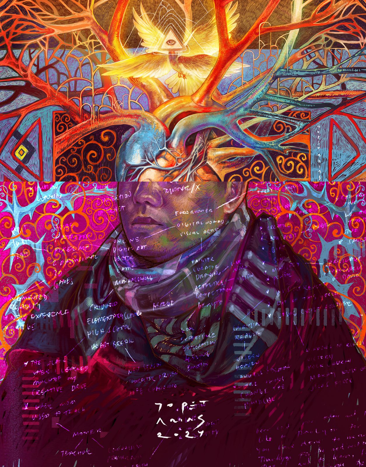‘The Second Verse’ by Jopet Arias, 2024 (Photo: CryptoArt PH)