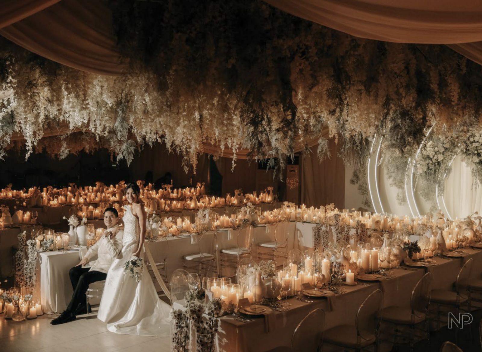 A reception hall in full bloom for a coastal wedding in Subic (Photo: Nice Print Photography)