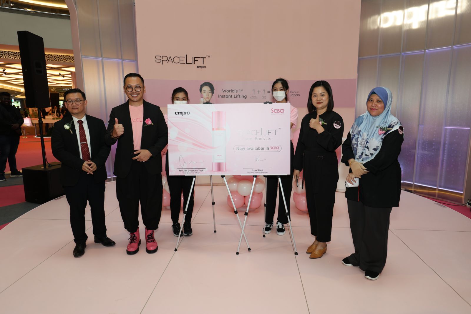 In pictures: Empro unveils the SpaceLift Face Booster | Tatler Asia