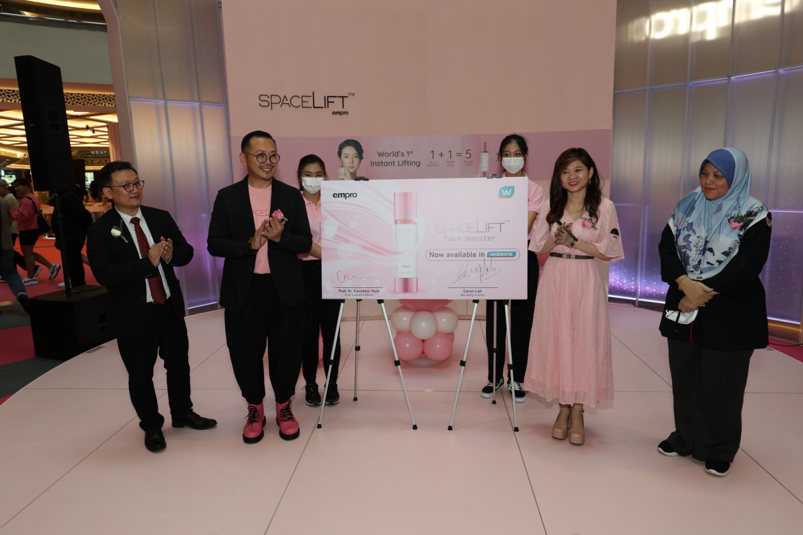 In pictures: Empro unveils the SpaceLift Face Booster | Tatler Asia